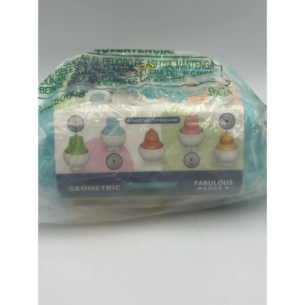 New Fabulous Egg Toy Toddler Montessori Geometric Shape Sorting 1/2 Dozen Carton